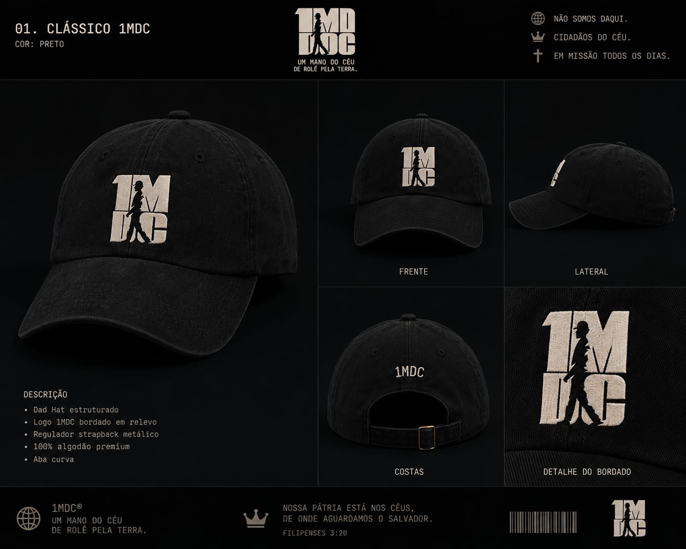 Bone Dad Hat 1MDC